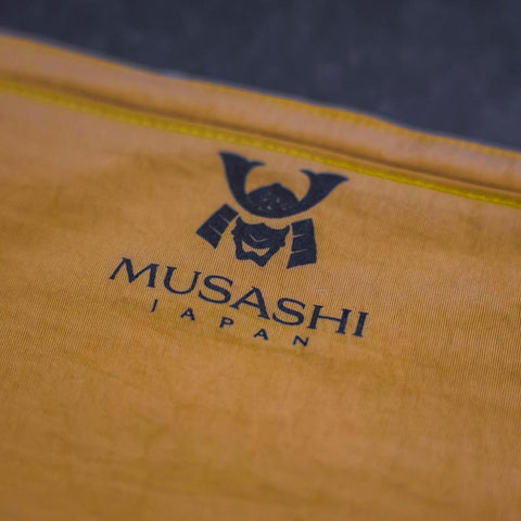 Rouleau pour Couteaux de Cuisine Style Japonais Musashi Violet et Or Papillon&Sakura 4 Poches Fait Main-[Musashi]-[Couteaux de cuisine japonais]