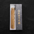 Ryubu-Dragon Brass Higonokami Aogami 120mm (4.7”)-[Musashi]-[Couteaux de cuisine japonais]