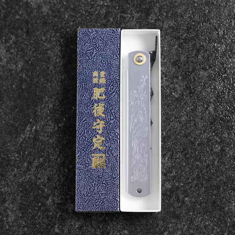 Ryubu-Dragon Higonokami Aogami 120mm-[Musashi]-[Couteaux de cuisine japonais]