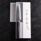 Sabaki White Steel #2 Kurouchi Manche en Buffle et Ébène 140mm-[Musashi]-[Couteaux de cuisine japonais]