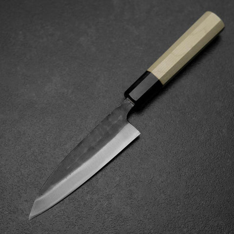 Sabaki White Steel #2 Kurouchi Manche en Buffle et Magnolia 140mm-[Musashi]-[Couteaux de cuisine japonais]