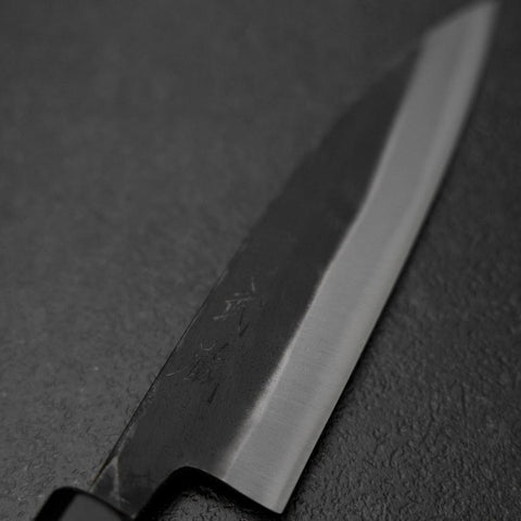 Sabaki White Steel #2 Kurouchi Manche en Buffle et Magnolia 140mm-[Musashi]-[Couteaux de cuisine japonais]