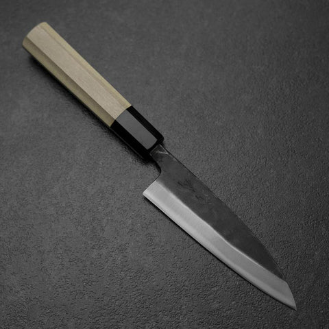 Sabaki White Steel #2 Kurouchi Manche en Buffle et Magnolia 140mm-[Musashi]-[Couteaux de cuisine japonais]