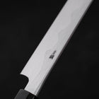 Sakimaru Takohiki Blue Steel #2 Kasumi Manche en Buffle et Bois de Teck 330mm-[Musashi]-[Couteaux de cuisine japonais]