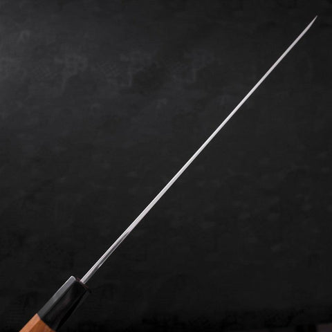 Sakimaru Takohiki Blue Steel #2 Kasumi Manche en Buffle et Bois de Teck 330mm-[Musashi]-[Couteaux de cuisine japonais]