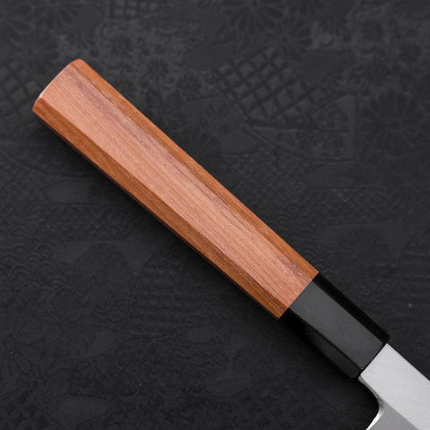 Sakimaru Takohiki Blue Steel #2 Kasumi Manche en Buffle et Bois de Teck 330mm-[Musashi]-[Couteaux de cuisine japonais]