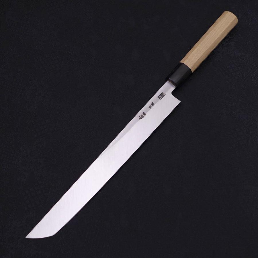 Sakimaru Takohiki Blue Steel #2 Kasumi Manche en Buffle et Magnolia 270mm-[Musashi]-[Couteaux de cuisine japonais]