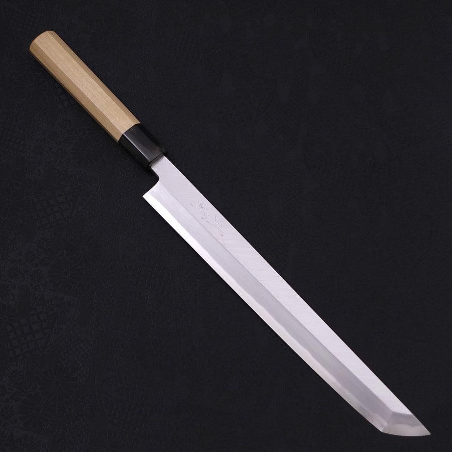 Sakimaru Takohiki Blue Steel #2 Kasumi Manche en Buffle et Magnolia 270mm-[Musashi]-[Couteaux de cuisine japonais]