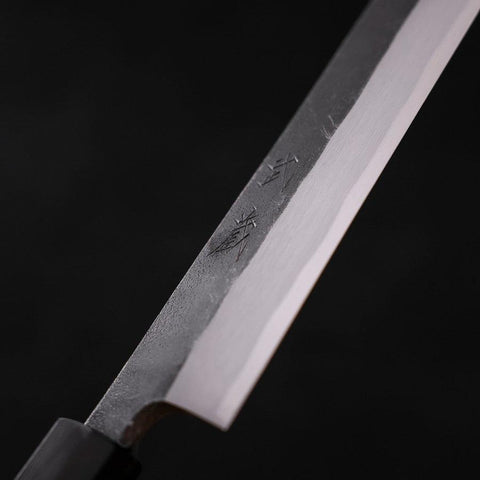Sakimaru Takohiki Blue Steel #2 Kurouchi Manche en Buffle et Bois de Wengé 300mm-[Musashi]-[Couteaux de cuisine japonais]