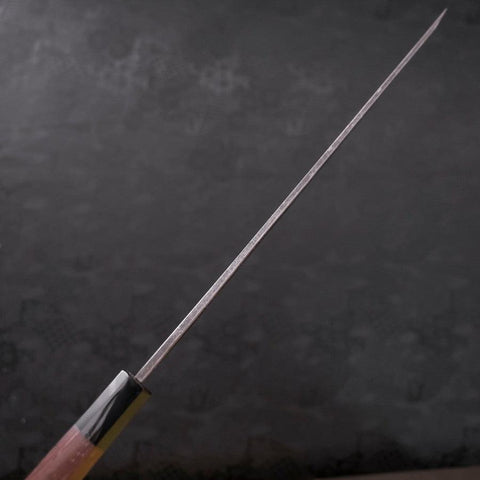 Sakimaru Takohiki Blue Steel #2 Kurouchi Manche en Buffle et Bois de Wengé 300mm-[Musashi]-[Couteaux de cuisine japonais]