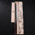 Sakimaru Takohiki Blue Steel #2 Kurouchi Manche en Buffle et Bois de Wengé 300mm-[Musashi]-[Couteaux de cuisine japonais]
