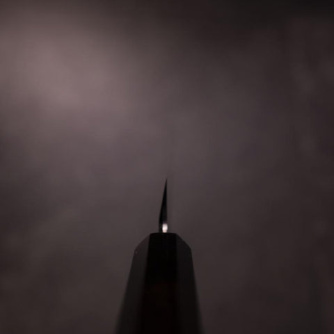 Sakimaru Takohiki White Steel #2 Honyaki Lune-Fuji Eau 270 mm Manche en Buffle et Ébène avec Saya en Magnolia-[Musashi]-[Couteaux de cuisine japonais]