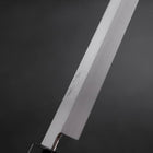 Sakimaru Takohiki White Steel #2 Honyaki Manche en Buffle et Ébène 300mm-[Musashi]-[Couteaux de cuisine japonais]