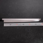 Sakimaru Takohiki White Steel #2 Honyaki Manche en Buffle et Ébène 300mm-[Musashi]-[Couteaux de cuisine japonais]