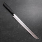 Sakimaru Takohiki White Steel #2 Honyaki Manche en Buffle et Ébène 300mm-[Musashi]-[Couteaux de cuisine japonais]