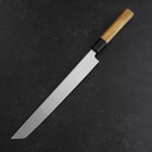 Sakimaru Takohiki White Steel #2 Kasumi Manche en Buffle et Bois de Teck 270mm-[Musashi]-[Couteaux de cuisine japonais]