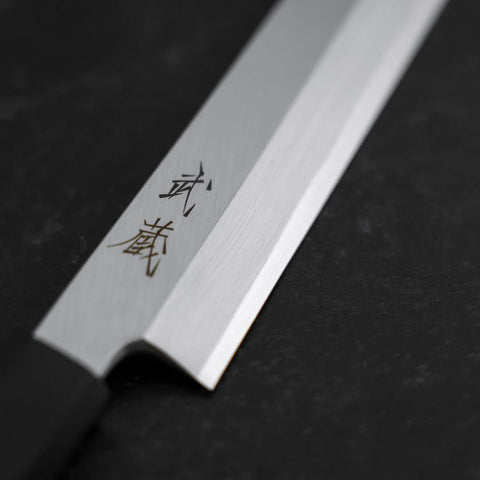 Sakimaru Takohiki White Steel #2 Kasumi Manche en Buffle et Bois de Teck 270mm-[Musashi]-[Couteaux de cuisine japonais]