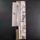 Sakimaru Takohiki White Steel #2 Kasumi Manche en Buffle et Bois de Teck 270mm-[Musashi]-[Couteaux de cuisine japonais]