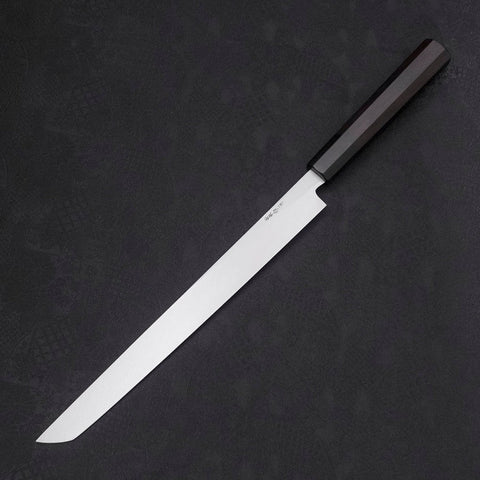 Sakimaru Takohiki White Steel #2 Kasumi Manche en Buffle et Ébène 270mm-[Musashi]-[Couteaux de cuisine japonais]