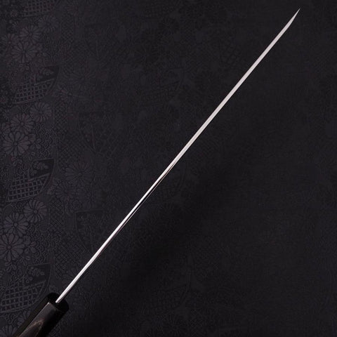 Sakimaru Takohiki White Steel #2 Lune-Fuji Eau Honyaki Manche en Buffle et Ébène 270mm-[Musashi]-[Couteaux de cuisine japonais]