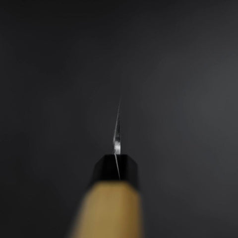 Sakimaru Takohiki White steel #2 Kasumi Manche en Buffle et Bois de Teck 300mm-[Musashi]-[Couteaux de cuisine japonais]