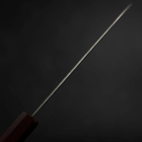 Santoku 440C Nashiji Damas Manche Urushi Pourpre 165mm-[Musashi]-[Couteaux de cuisine japonais]