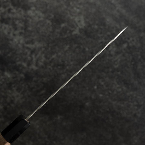 Santoku 440C Nashiji Damas Manche en Buffle et Noyer 165mm-[Musashi]-[Couteaux de cuisine japonais]