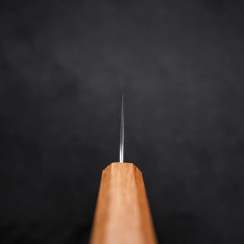 Santoku 440C Nashiji Damas Manche en Chêne 165mm-[Musashi]-[Couteaux de cuisine japonais]