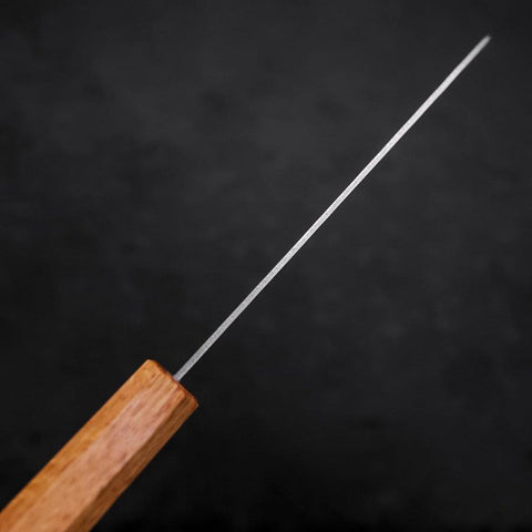 Santoku 440C Nashiji Damas Manche en Chêne 165mm-[Musashi]-[Couteaux de cuisine japonais]