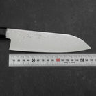 Santoku AUS-10 Damas Manche en Cerisier Rouge 170mm-[Musashi]-[Couteaux de cuisine japonais]