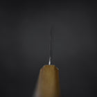 Santoku AUS-10 Miroir Tsuchime Damas Manche Yaki Urushi 165mm-[Musashi]-[Couteaux de cuisine japonais]