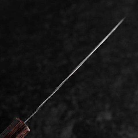 Santoku AUS-10 Nashiji Damas Manche en Bois de Wengé 165mm-[Musashi]-[Couteaux de cuisine japonais]