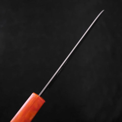 Santoku AUS-10 Poli Manche Océan Orange et Noir 165mm-[Musashi]-[Couteaux de cuisine japonais]