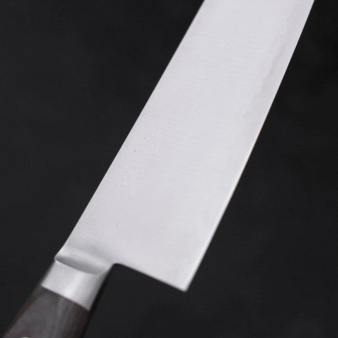 Santoku AUS-8 Poli Manche Occidental Vert 180mm-[Musashi]-[Couteaux de cuisine japonais]