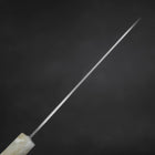 Santoku AUS-8 Poli Manche Océan Blanc 165mm-[Musashi]-[Couteaux de cuisine japonais]