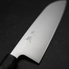 Santoku AUS-8 Poli Manche Océan Noir 165mm-[Musashi]-[Couteaux de cuisine japonais]