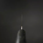 Santoku AUS-8 Poli Manche Océan Noir 165mm-[Musashi]-[Couteaux de cuisine japonais]