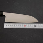 Santoku AUS-8 Poli Manche Océan Noir 165mm-[Musashi]-[Couteaux de cuisine japonais]