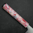 Santoku AUS-8 Poli Manche Océan Sakura 165mm-[Musashi]-[Couteaux de cuisine japonais]