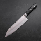 Santoku Acier Suédois Inoxydable Poli Manche Occidental Noir 180mm-[Musashi]-[Couteaux de cuisine japonais]