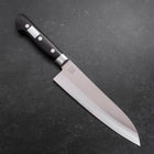 Santoku Acier Suédois Inoxydable Poli Manche Occidental Noir 180mm-[Musashi]-[Couteaux de cuisine japonais]