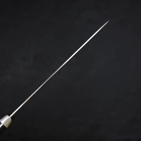 Santoku Acier Suédois Poli Manche Occidental Noir 170mm-[Musashi]-[Couteaux de cuisine japonais]