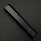Santoku Blue Steel #1 Revêtement Inox Kurouchi Manche Urushi Bleu Sombre 170mm-[Musashi]-[Couteaux de cuisine japonais]