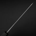Santoku Blue Steel #1 Revêtement Inox Kurouchi Manche Urushi Bleu Sombre 170mm-[Musashi]-[Couteaux de cuisine japonais]