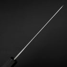 Santoku Blue Steel #1 Revêtement Inox Kurouchi Manche Urushi Vert 170mm-[Musashi]-[Couteaux de cuisine japonais]