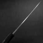 Santoku Blue Steel #2 Damas Manche en Buffle et Ébène 165mm-[Musashi]-[Couteaux de cuisine japonais]