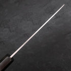Santoku Blue Steel #2 Damas Manche en Buffle et Ébène 165mm-[Musashi]-[Couteaux de cuisine japonais]