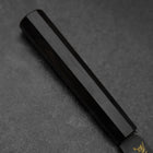 Santoku Blue Steel #2 Kurouchi Chokin Hannya Manche en Buffle et Ébène 165mm-[Musashi]-[Couteaux de cuisine japonais]