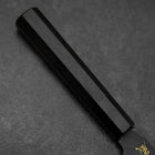 Santoku Blue Steel #2 Kurouchi Chokin Koi Manche en Buffle et Ébène 165mm-[Musashi]-[Couteaux de cuisine japonais]