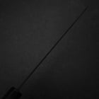 Santoku Blue Steel #2 Kurouchi Chokin Pin Aigle Manche en Buffle et Ébène Noir 165mm-[Musashi]-[Couteaux de cuisine japonais]